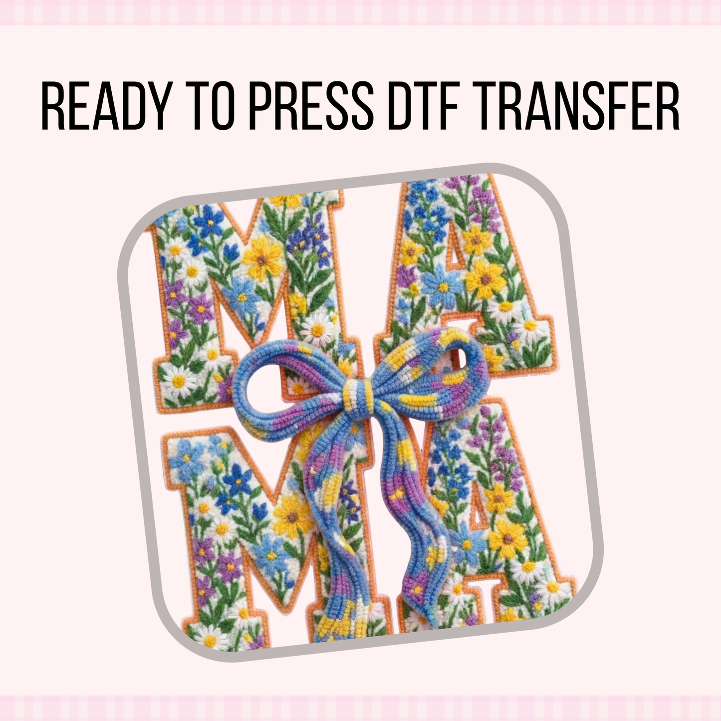 FAUX YARN FLORAL MAMA