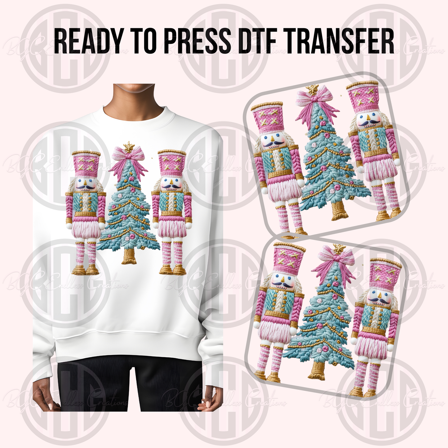 PINK NUTCRACKER DTF TRANSFER