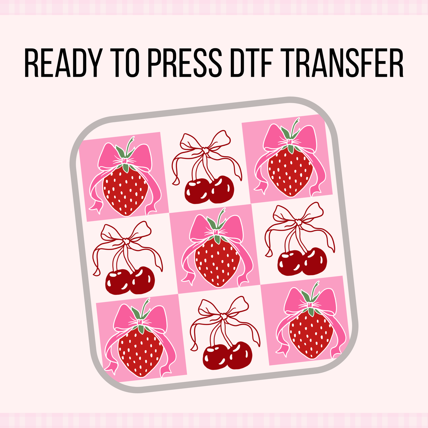 PINK BOW STRAWBERRIES