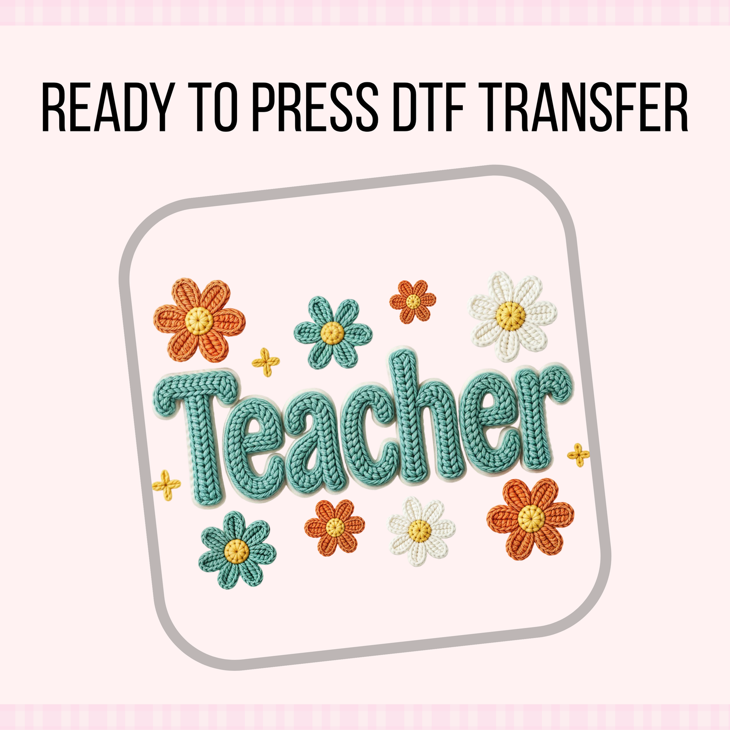 TEACHER FAUX CROCHET