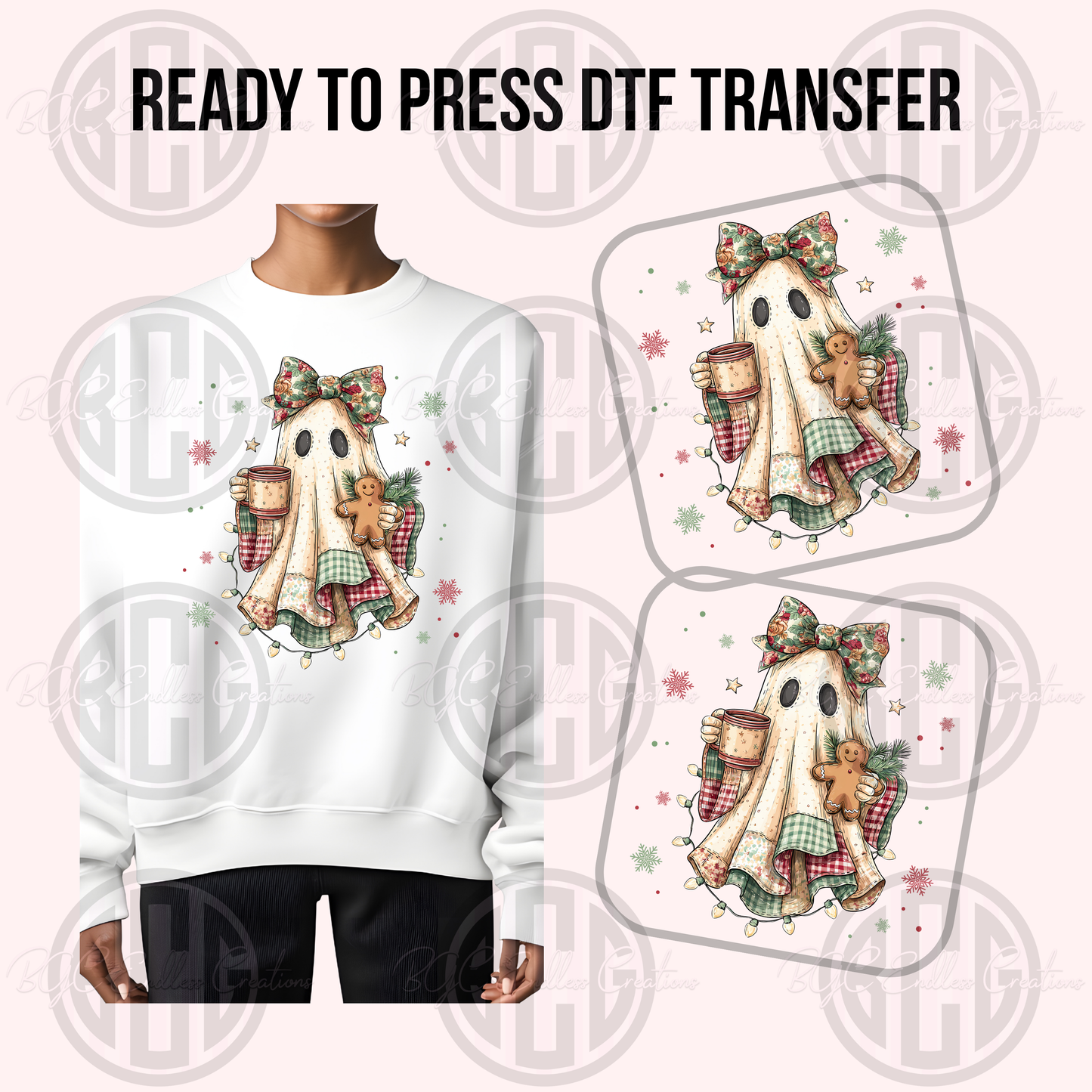 BOW GHOST DTF TRANSFER