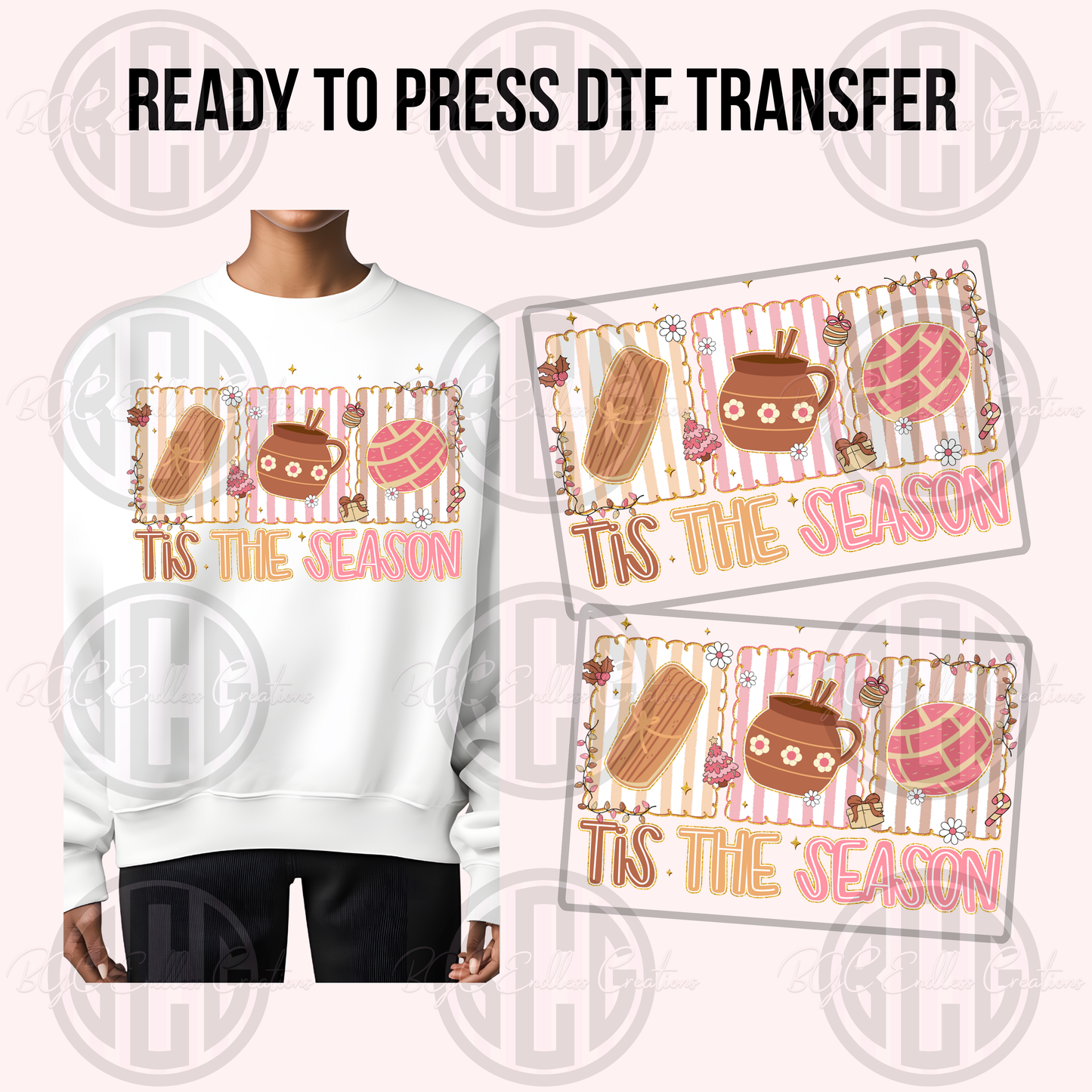 TAMAL CHAMPURRADO CONCHA SEASON DTF TRANSFER