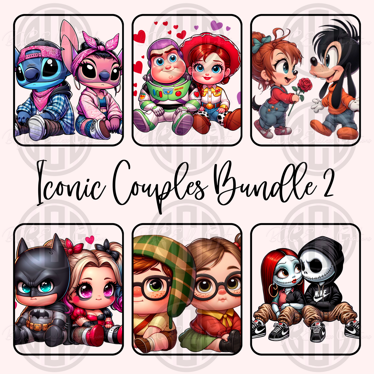 *** ICONIC COUPLES VOLUME II DTF BUNDLE