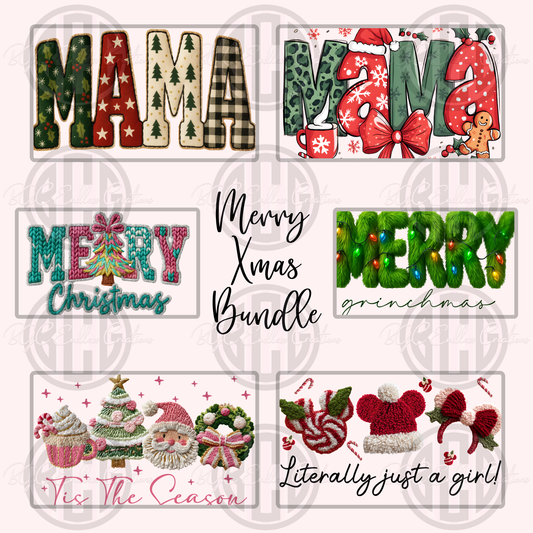 MERRY XMAS DTF BUNDLE