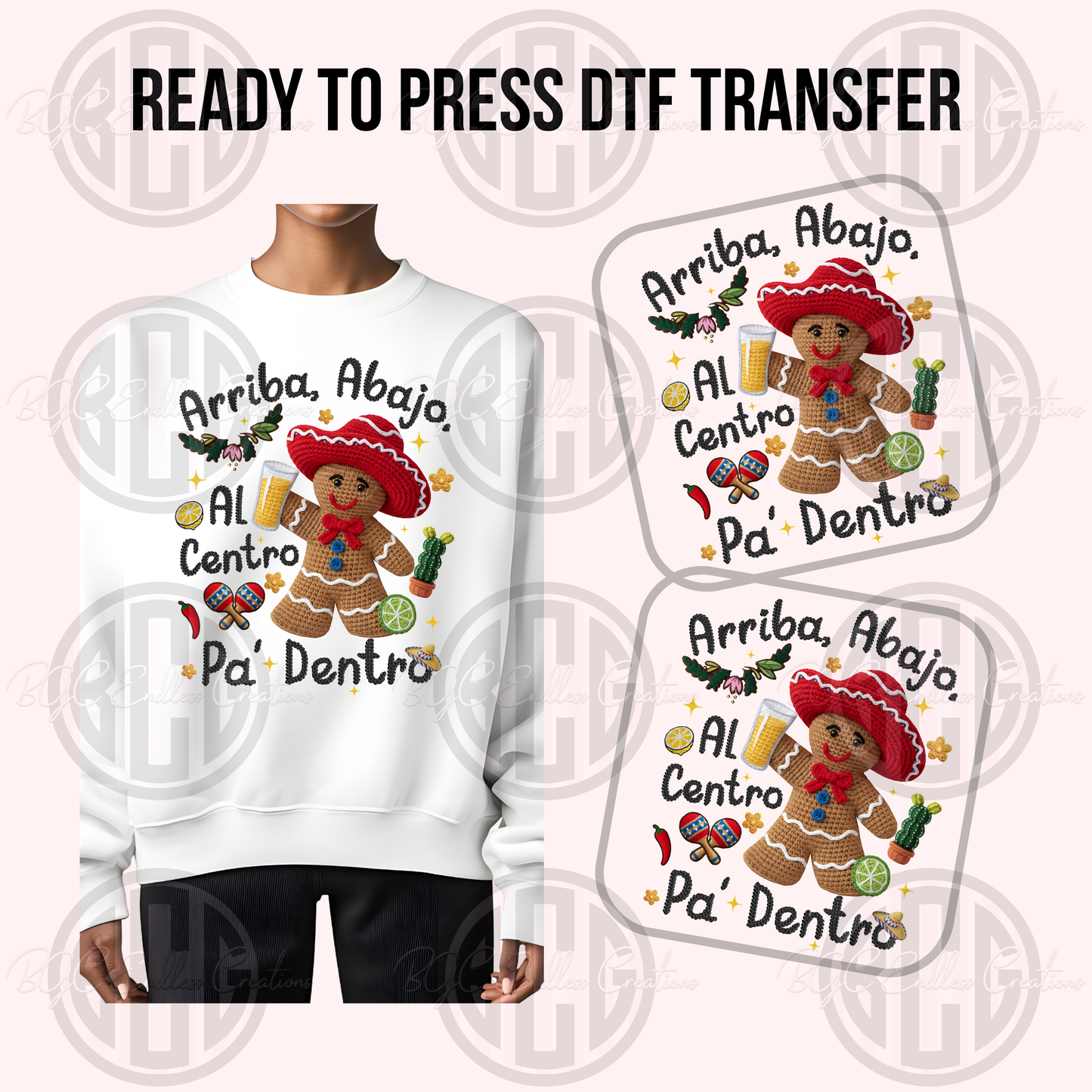 AL CENTRO Y PA' DENTRO DTF TRANSFER