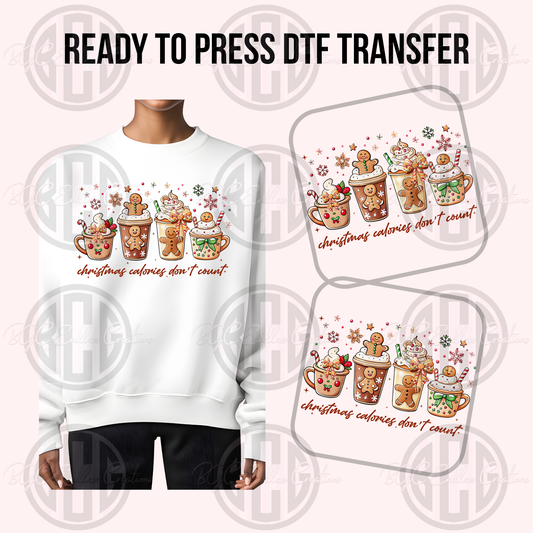 CHRISTMAS MUGS DTF TRANSFER
