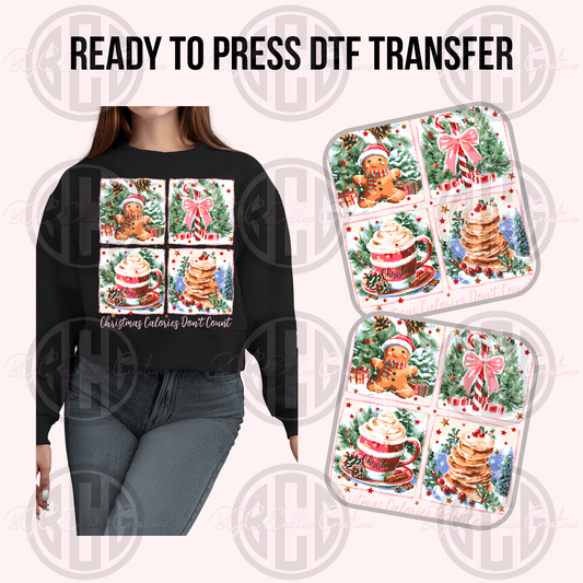 CHRISTMAS CALORIES DTF TRANSFER